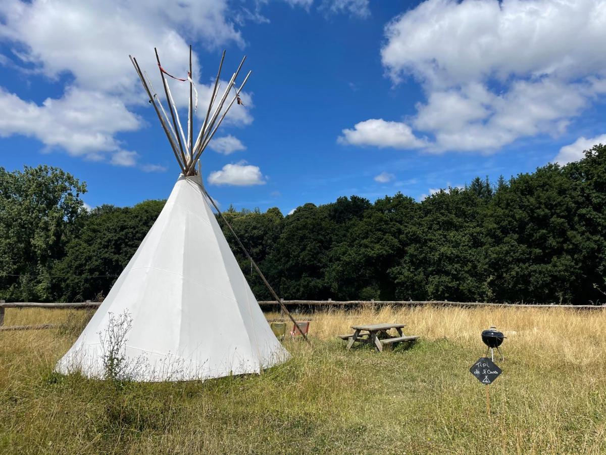 Terra-Tipike, Tipi A La Ferme Entre Terre Et Mer Trebry Exterior photo
